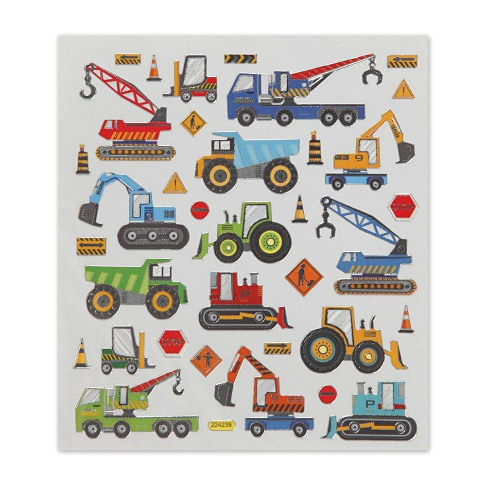 Klistermærker Maskiner - 1 Ark