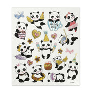 Klistermærker Panda - 1 Ark