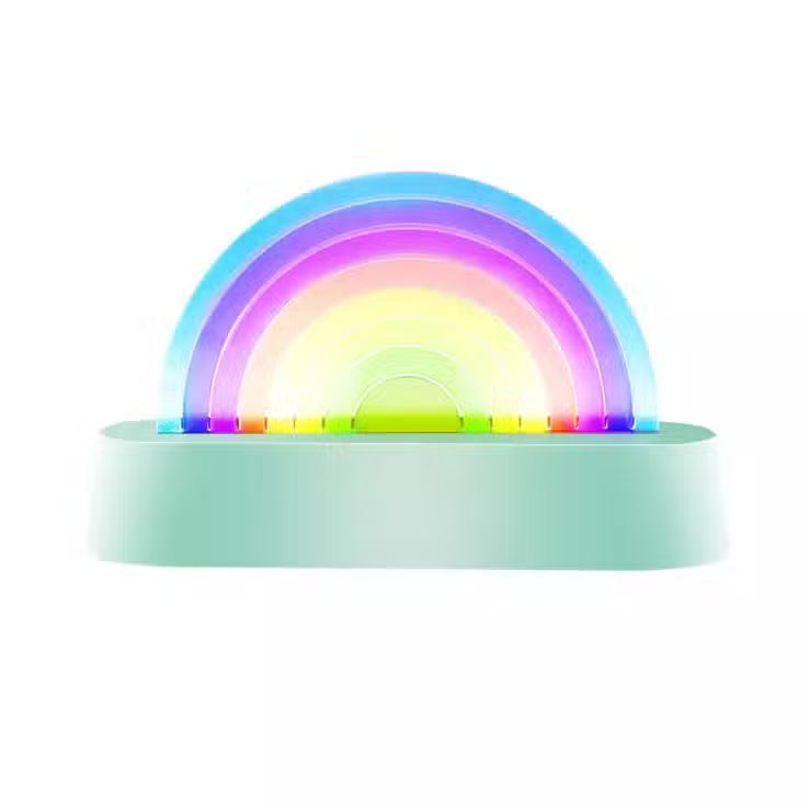 LaLarma Lampe Dansende Regnbue Mint