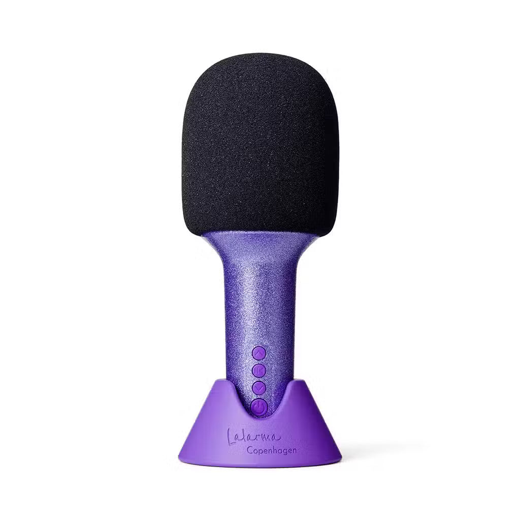 LaLarma Mikrofon Glitter Groove Lilla