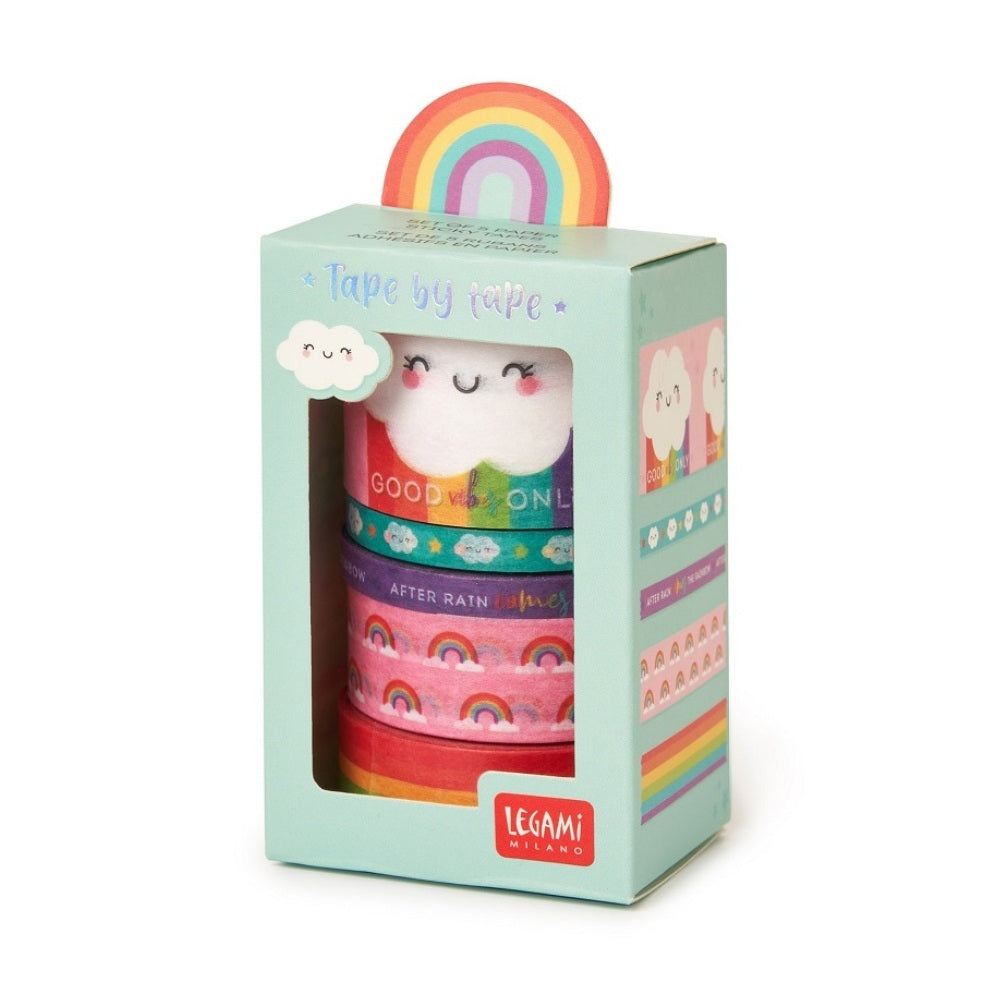 Legami Tape Regnbue 5 Pak