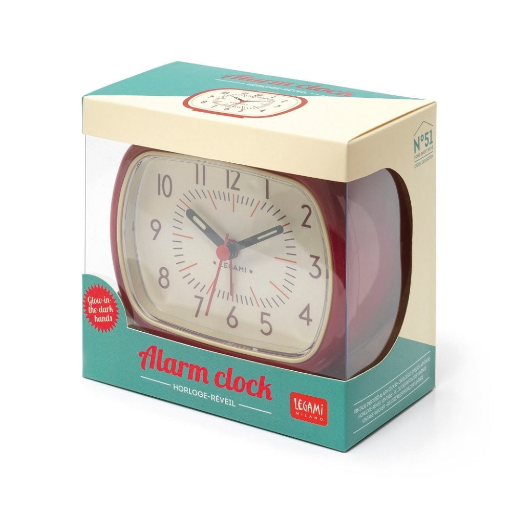 Legami Vækkeur Retro Rød