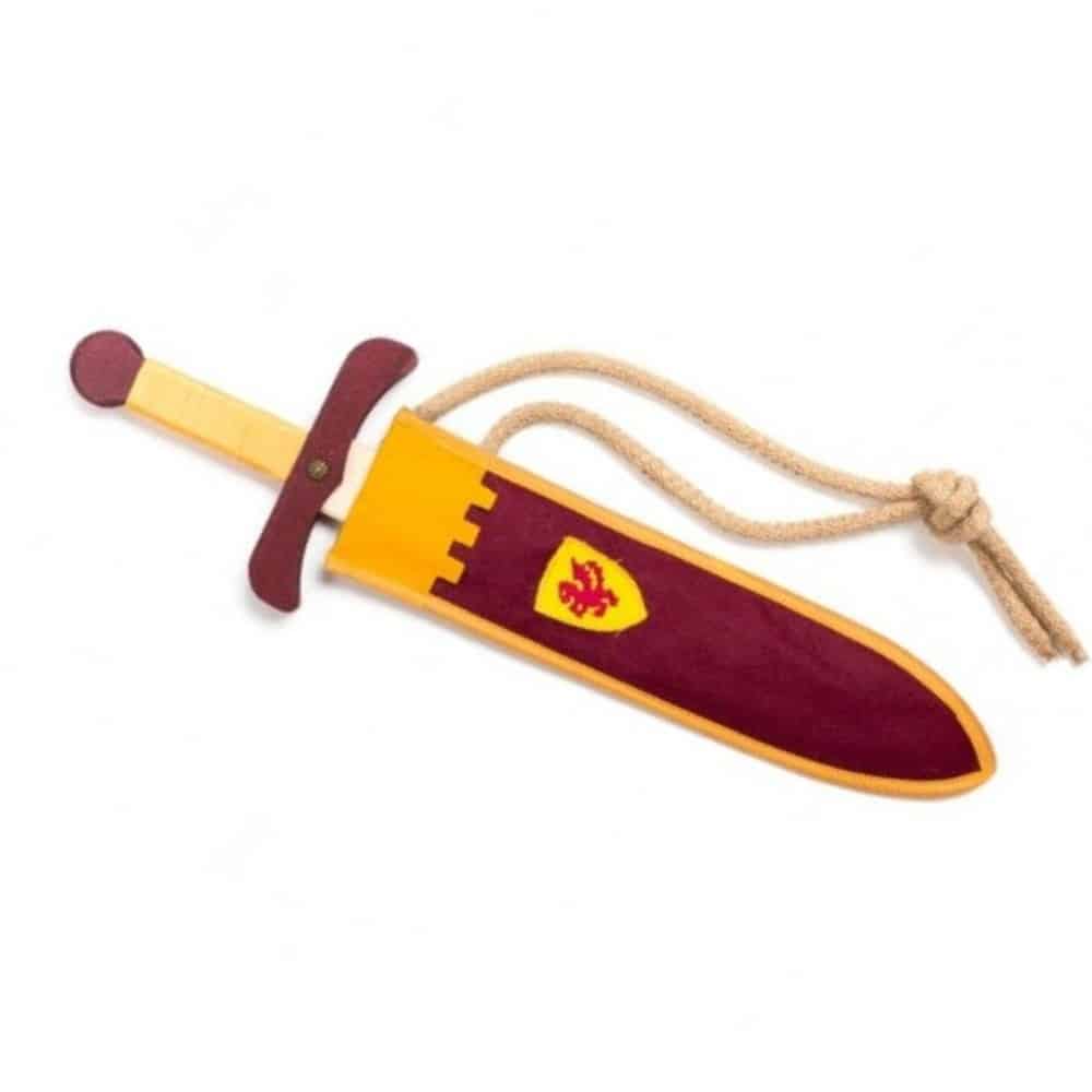 Legetøjssværd Træ Mørkerød