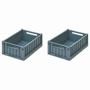 Liewood Weston Foldekasser Lille Whale Blue