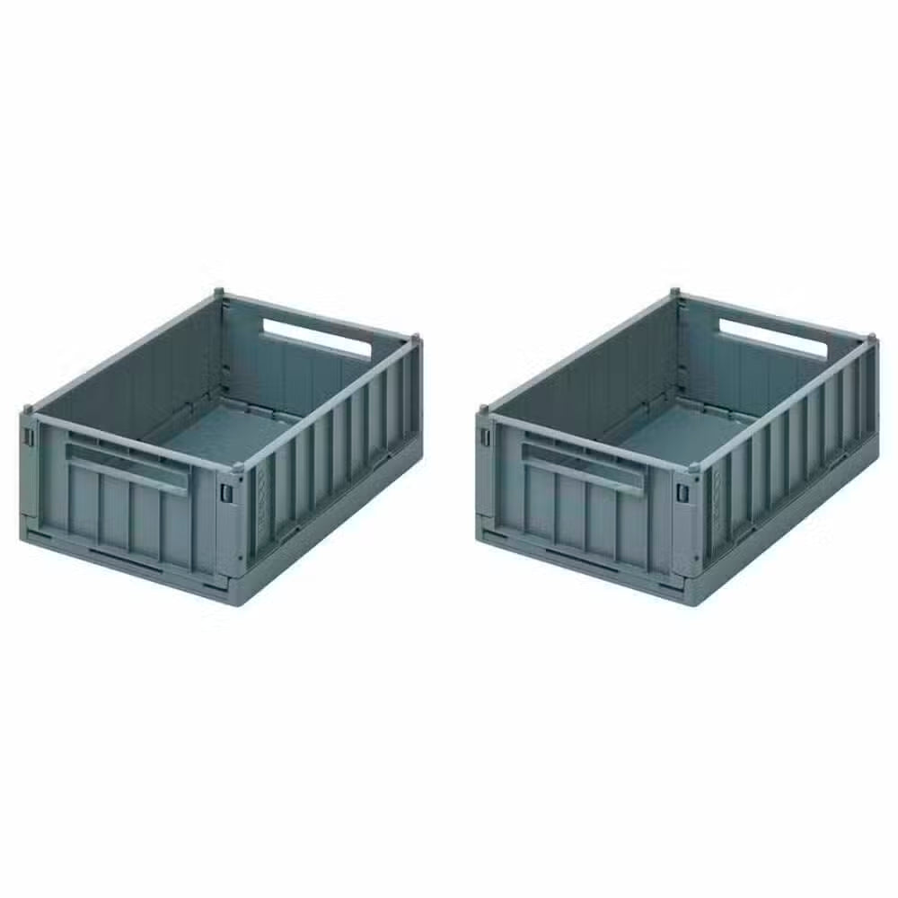 Liewood Weston Foldekasser Medium Whale Blue