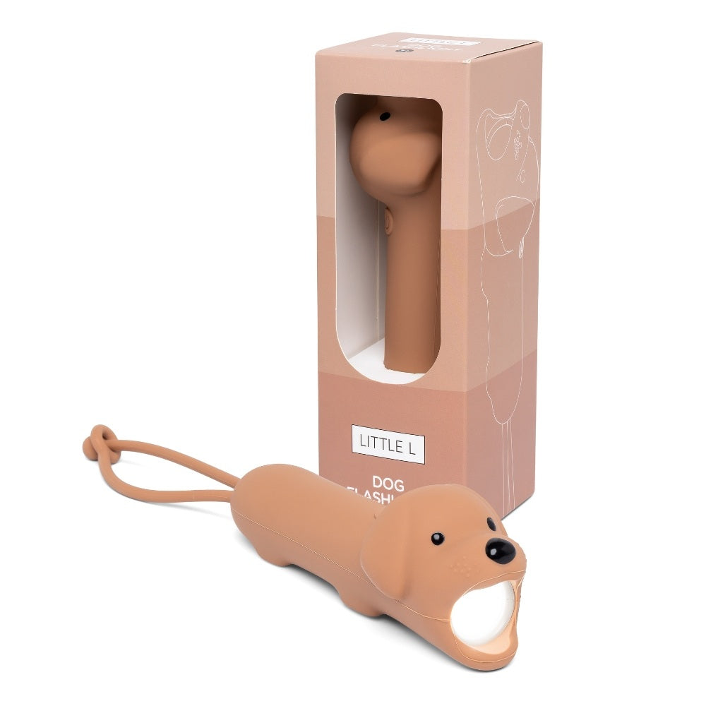 Little L Lommelygte Silikone Hund