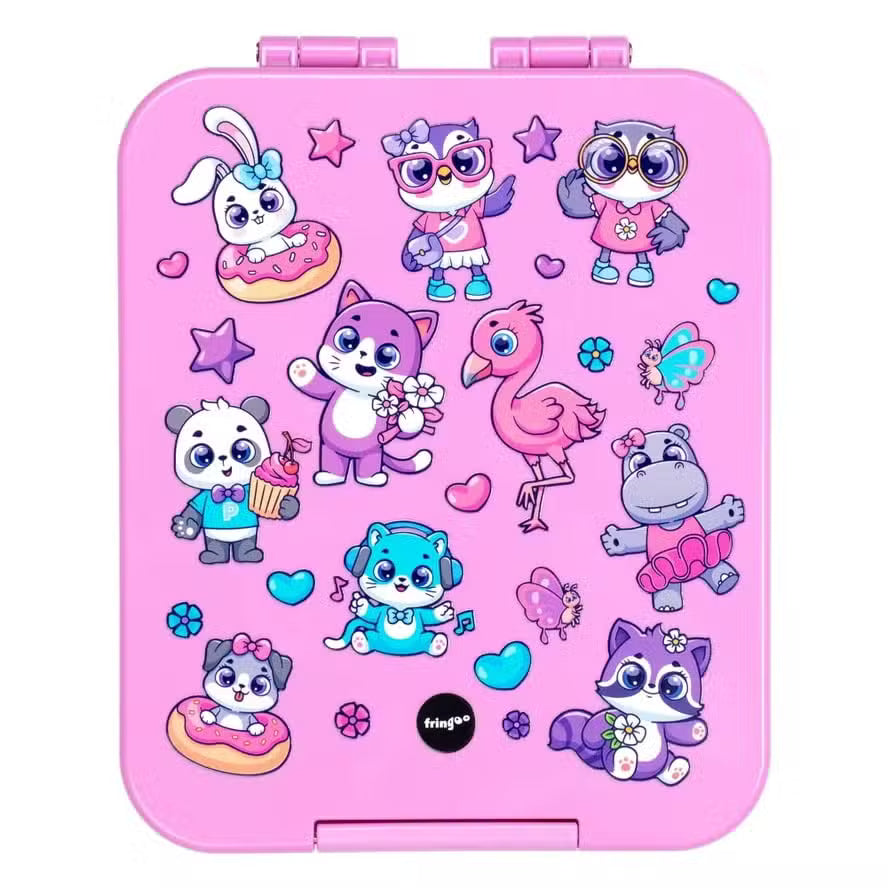 Fringoo Ruminddelt Madkasse Søde Dyr