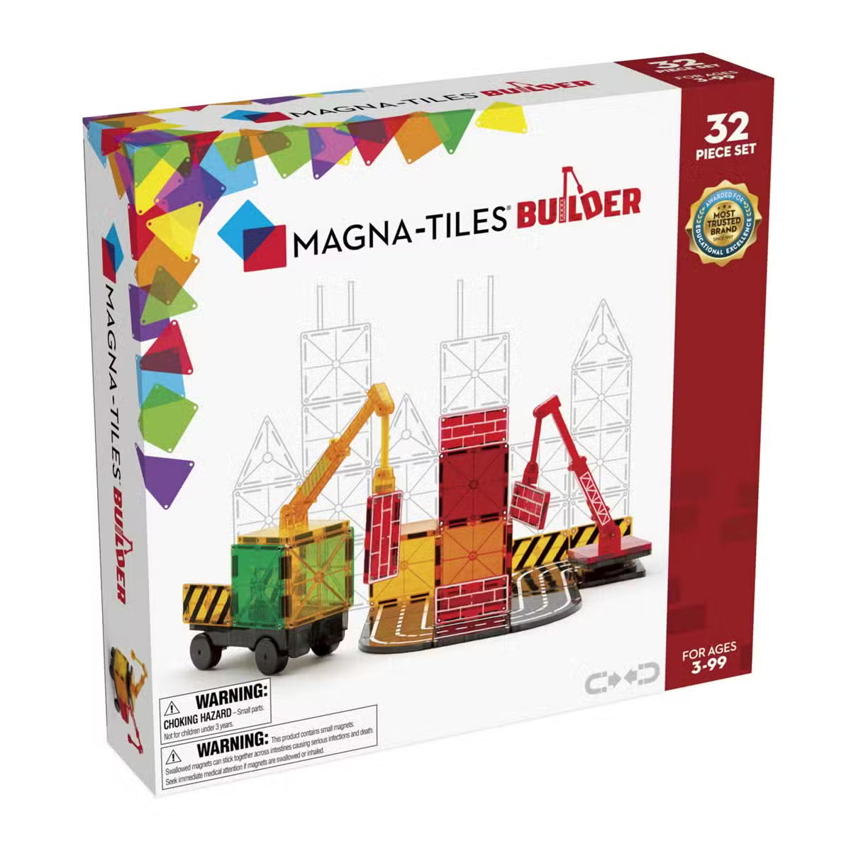 Magna Tiles Byggeplads 32 Dele