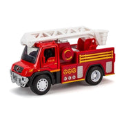 Magni Brandbil Med Stige Rød