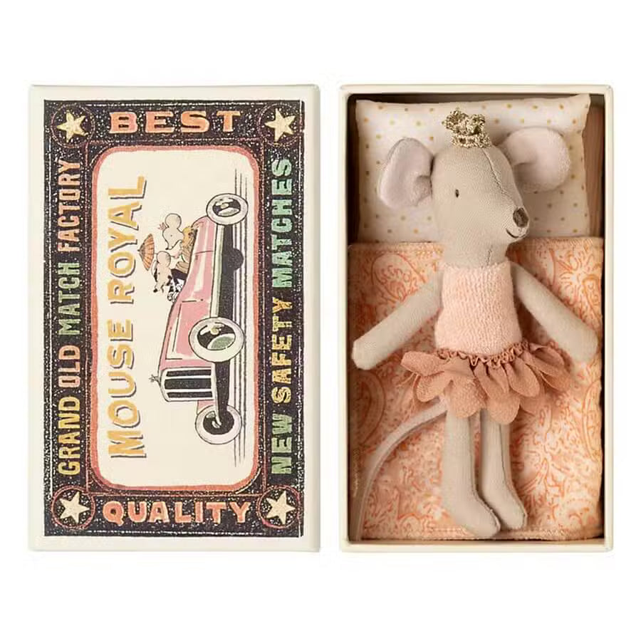 Maileg Prinsesse Lillesøster Mus I Æske