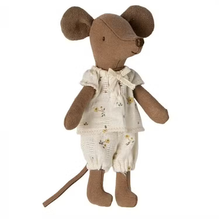 Maileg Mus I Æske Storesøster Brun