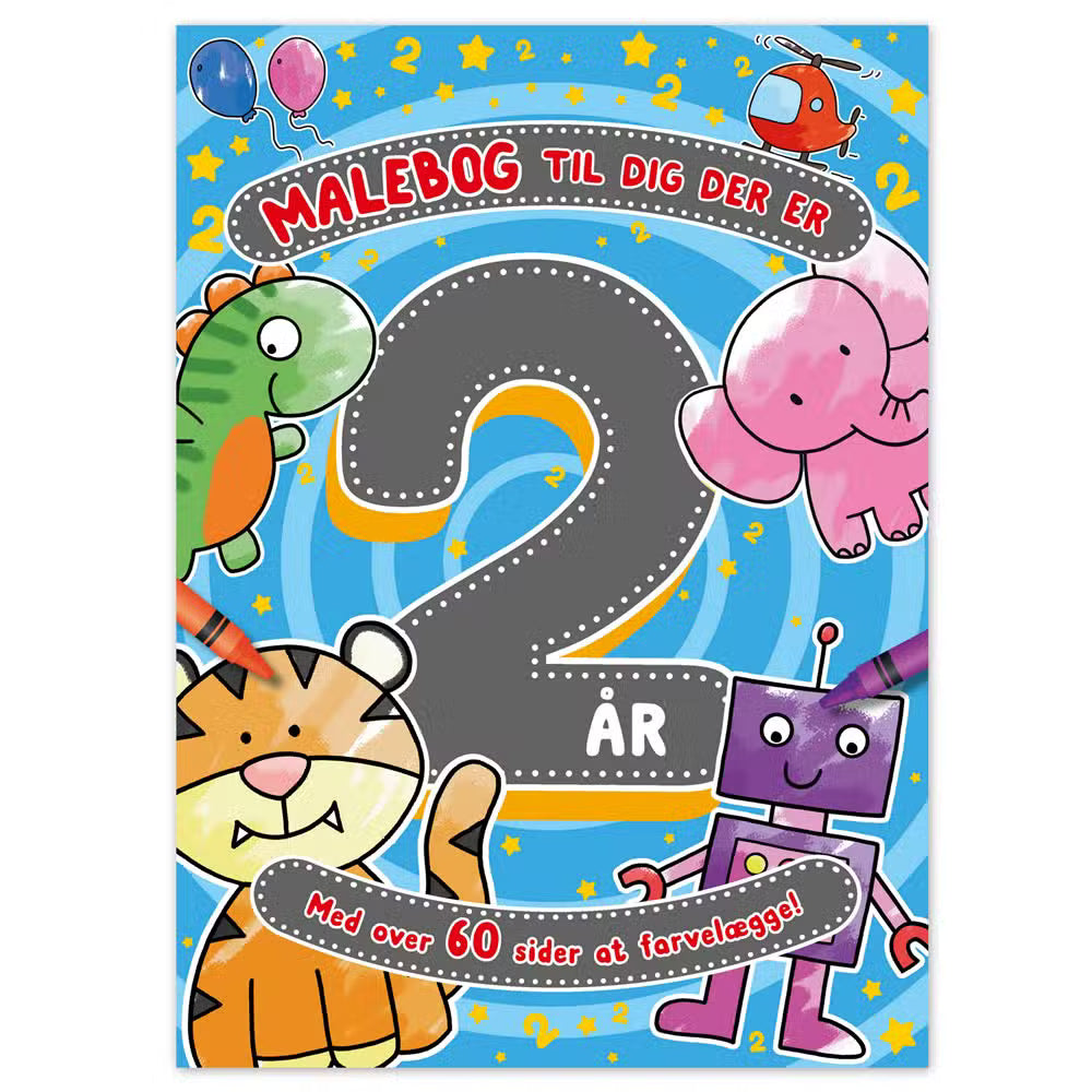 Malebog Til Dig Der Er 2 År