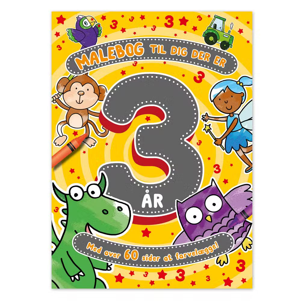 Malebog Til Dig Der Er 3 År