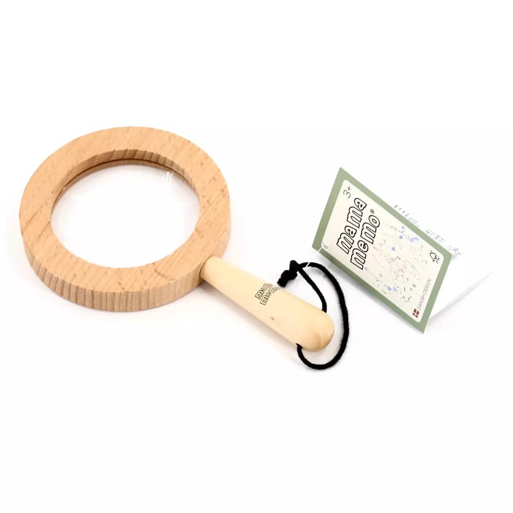 Mamamemo Forstørrelsesglas Træ