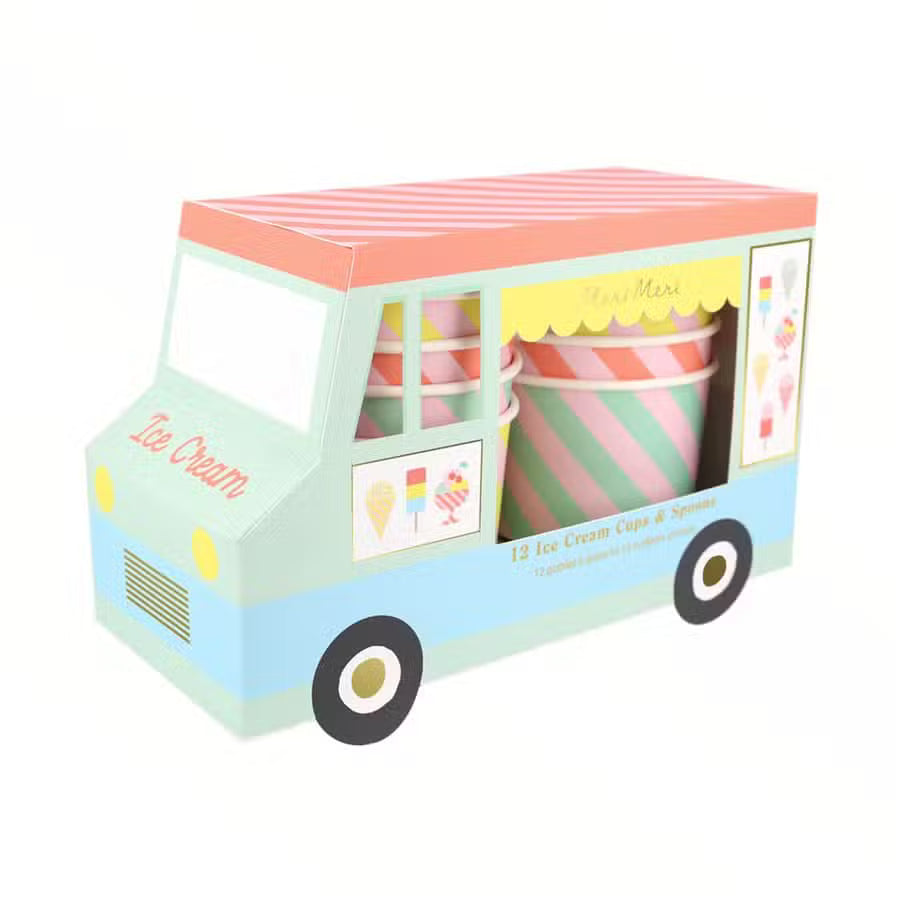 Meri Meri Isbægre Og Skeer 12 Pak