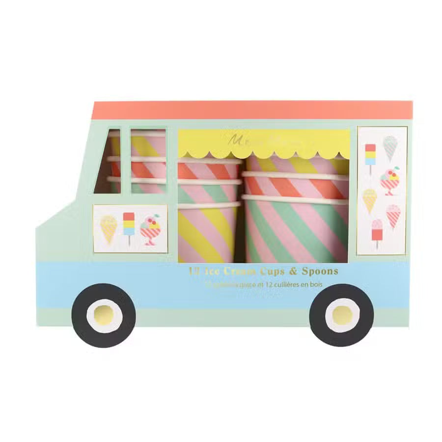 Meri Meri Isbægre Og Skeer 12 Pak