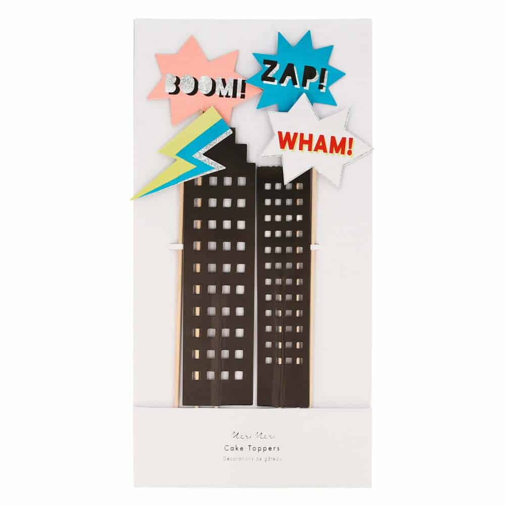 Meri Meri Kagetopper Superhelt - 6 Pak