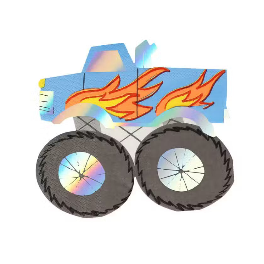 Meri Meri Servietter Monster Truck