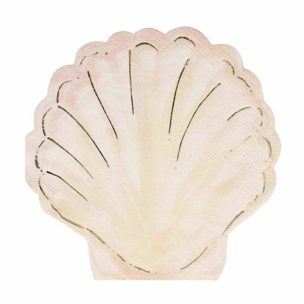 Meri Meri Servietter Musling 16 Pak