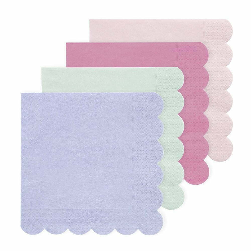 Meri Meri Servietter Pastel