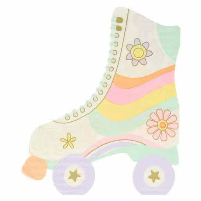 Meri Meri Servietter Rulleskøjte - 16 Pak