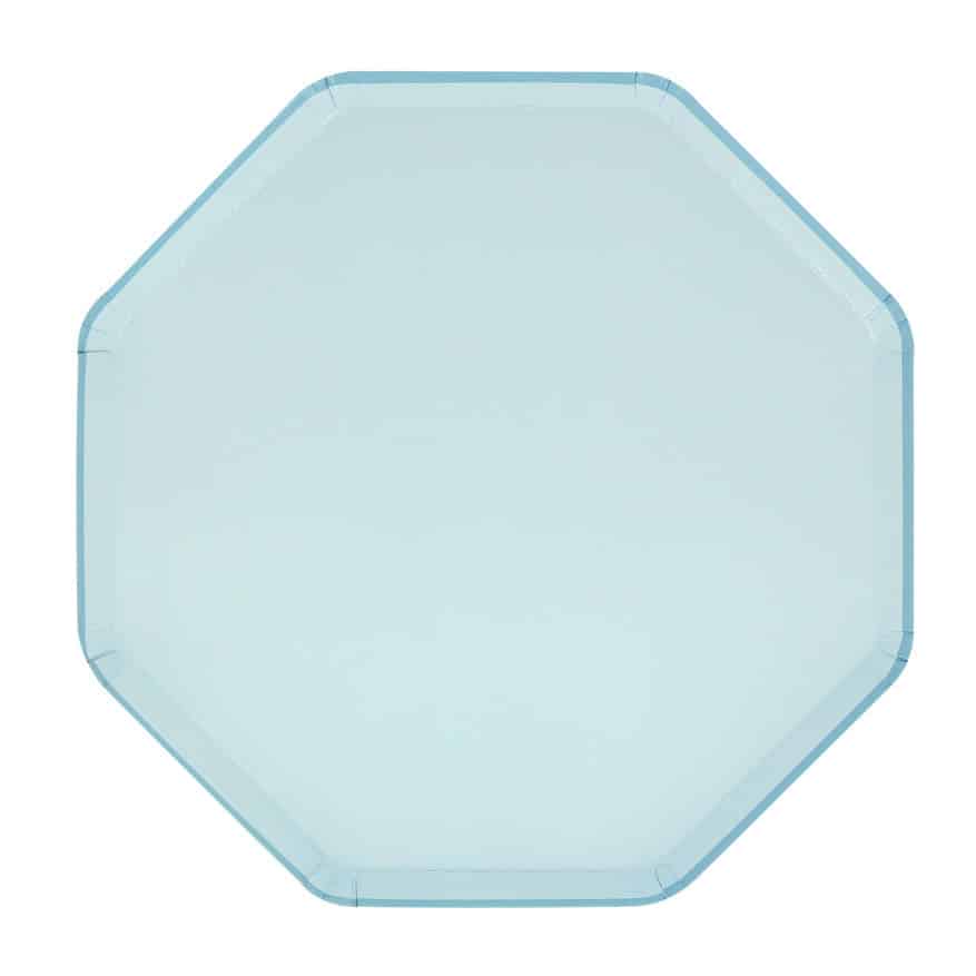 Meri Meri Tallerkener Sky Blue