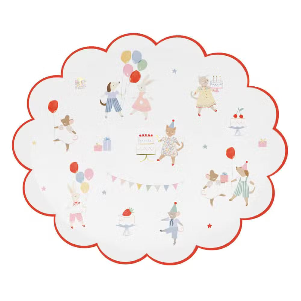 Meri Meri Tallerkener Dyrevenner