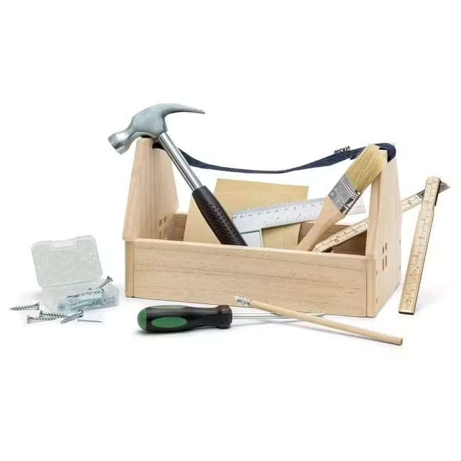 Micki Værktøjskasse Med Rigtigt Værktøj