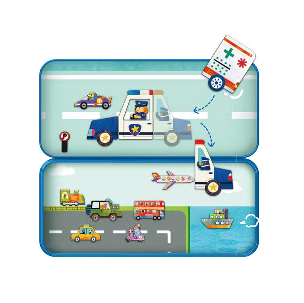 MierEdu Magnetisk Legesæt Køretøjer