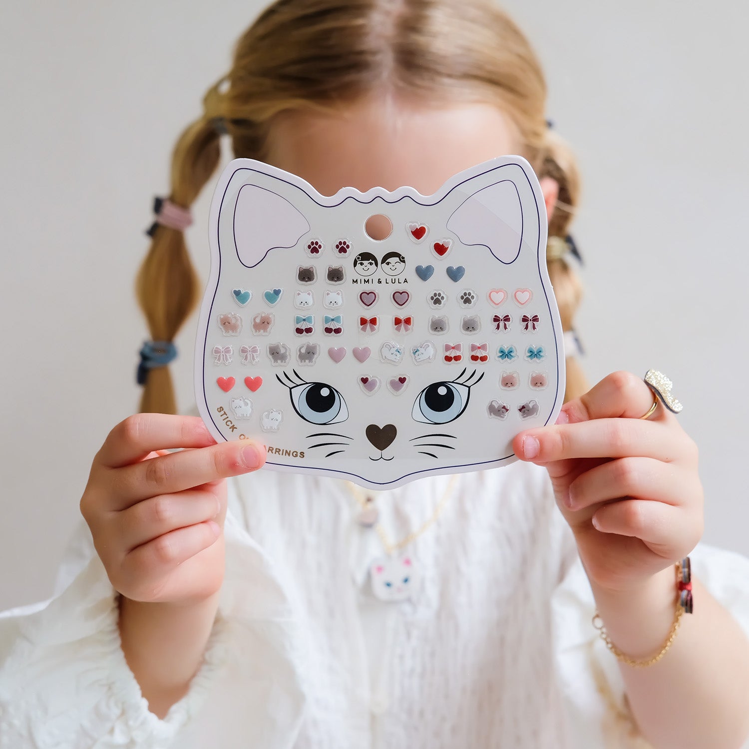 Mimi og Lula Ørestickers Kittybow 25 Par