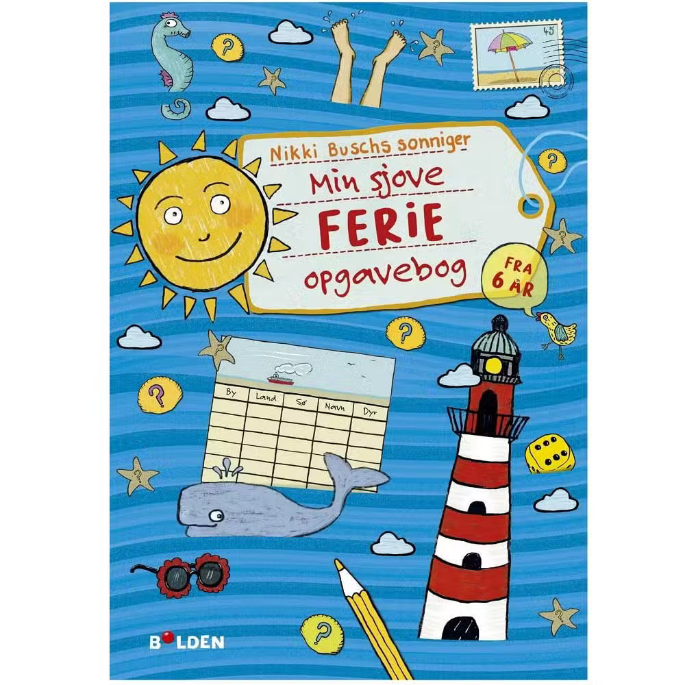 Min Sjove Ferie Opgavebog 6 År