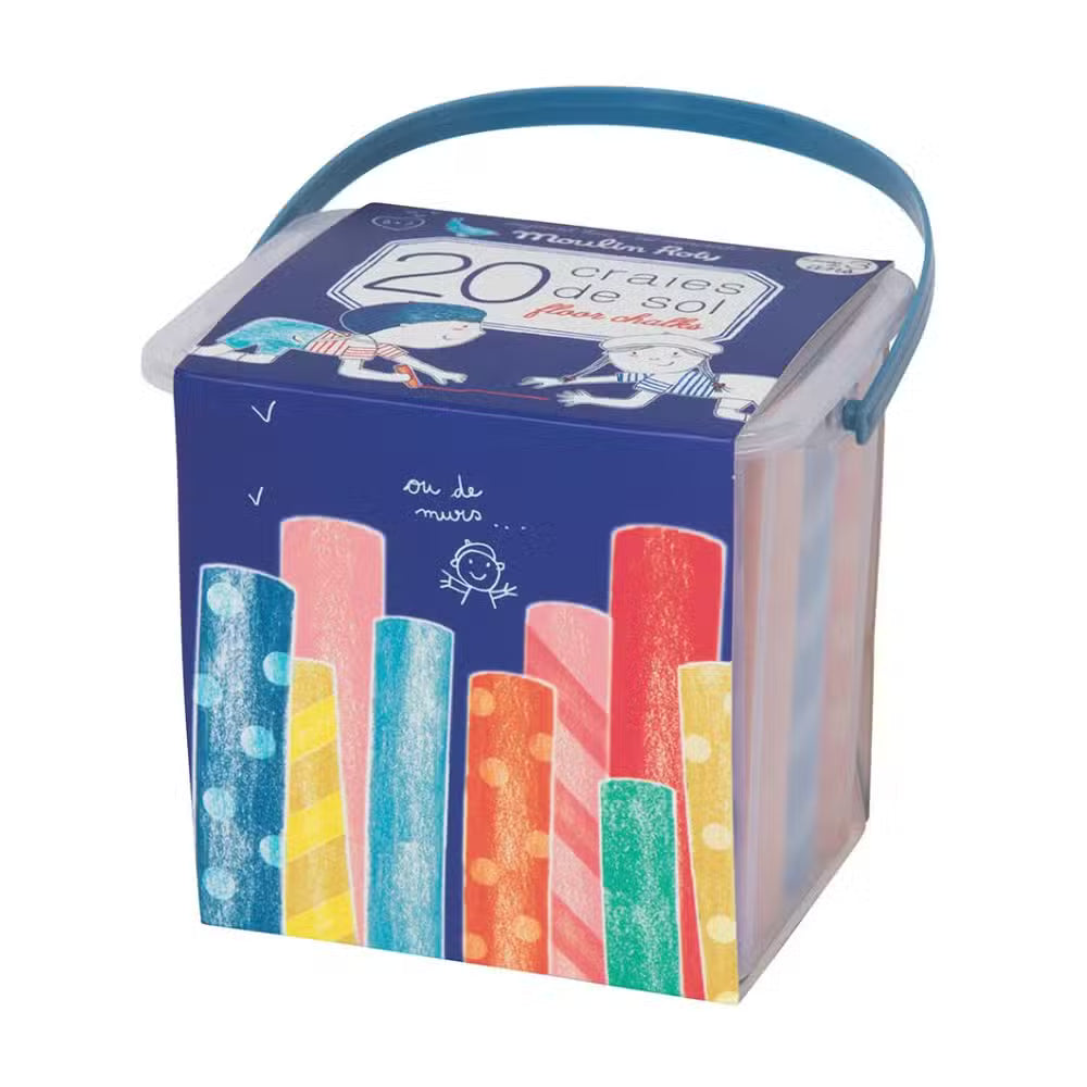 Moulin Roty Gadekridt 20 Stk