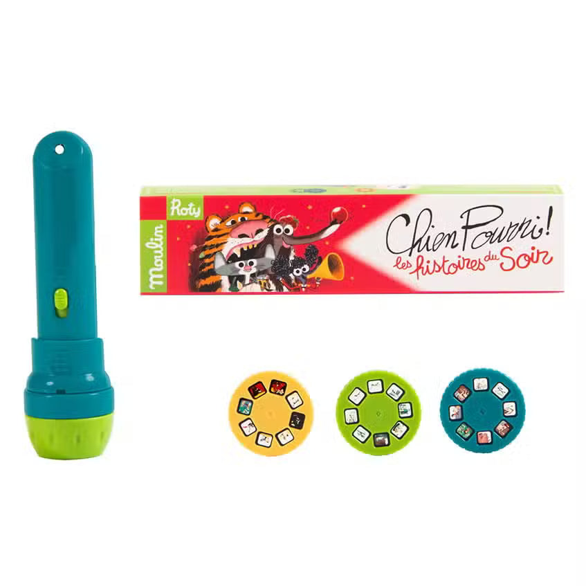 Moulin Roty Lommelygte Projektor Turkis