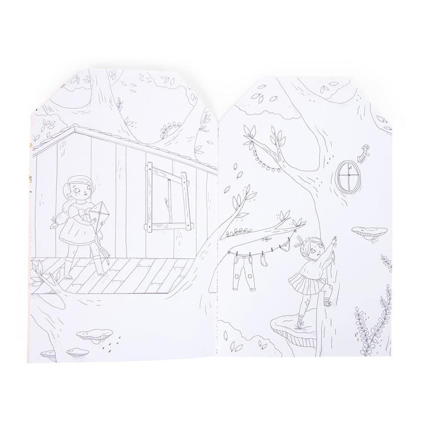 Moulin Roty Malebog Hus 145 Klistermærker