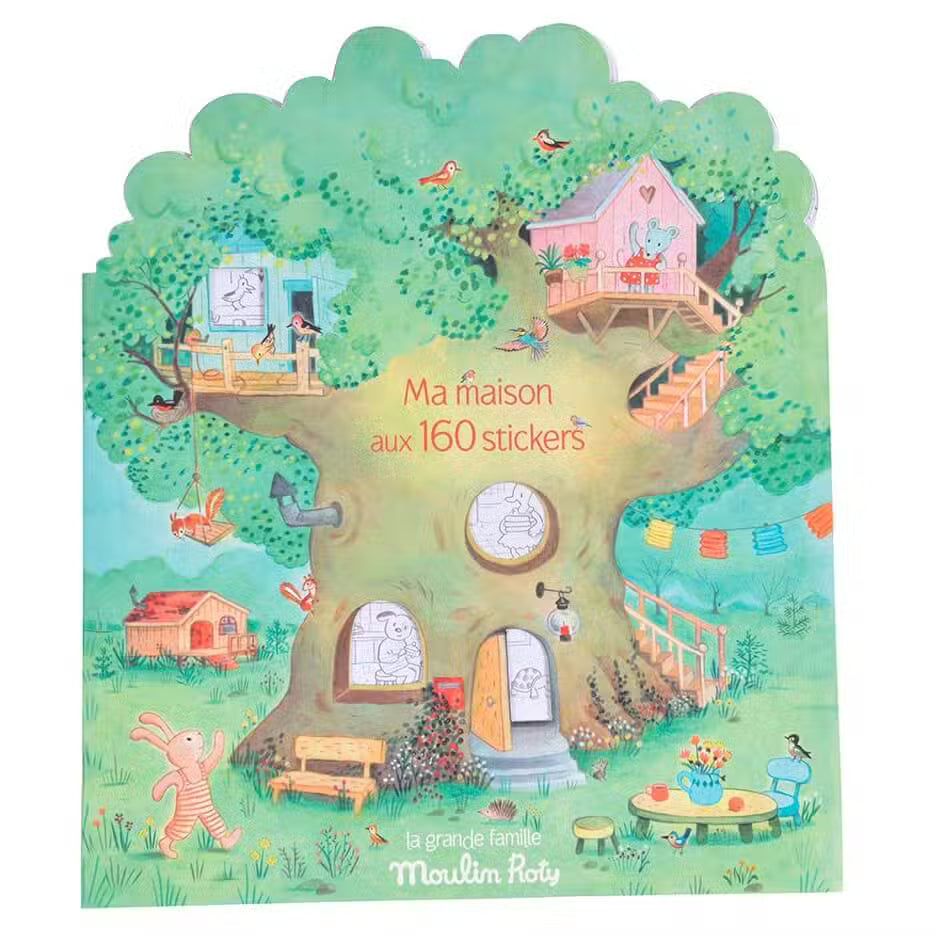 Moulin Roty malebog m. klistermærker