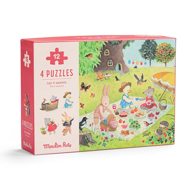 Moulin Roty Puslespil Årstiderne