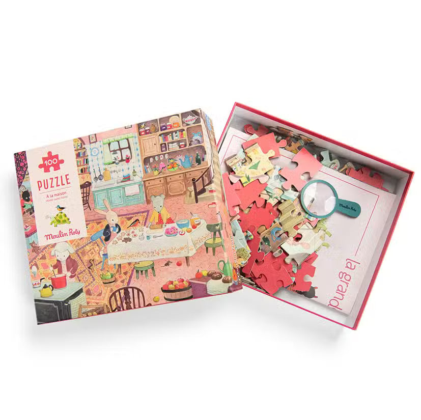 Moulin Roty Puslespil La Grande Familie -100 Brikker