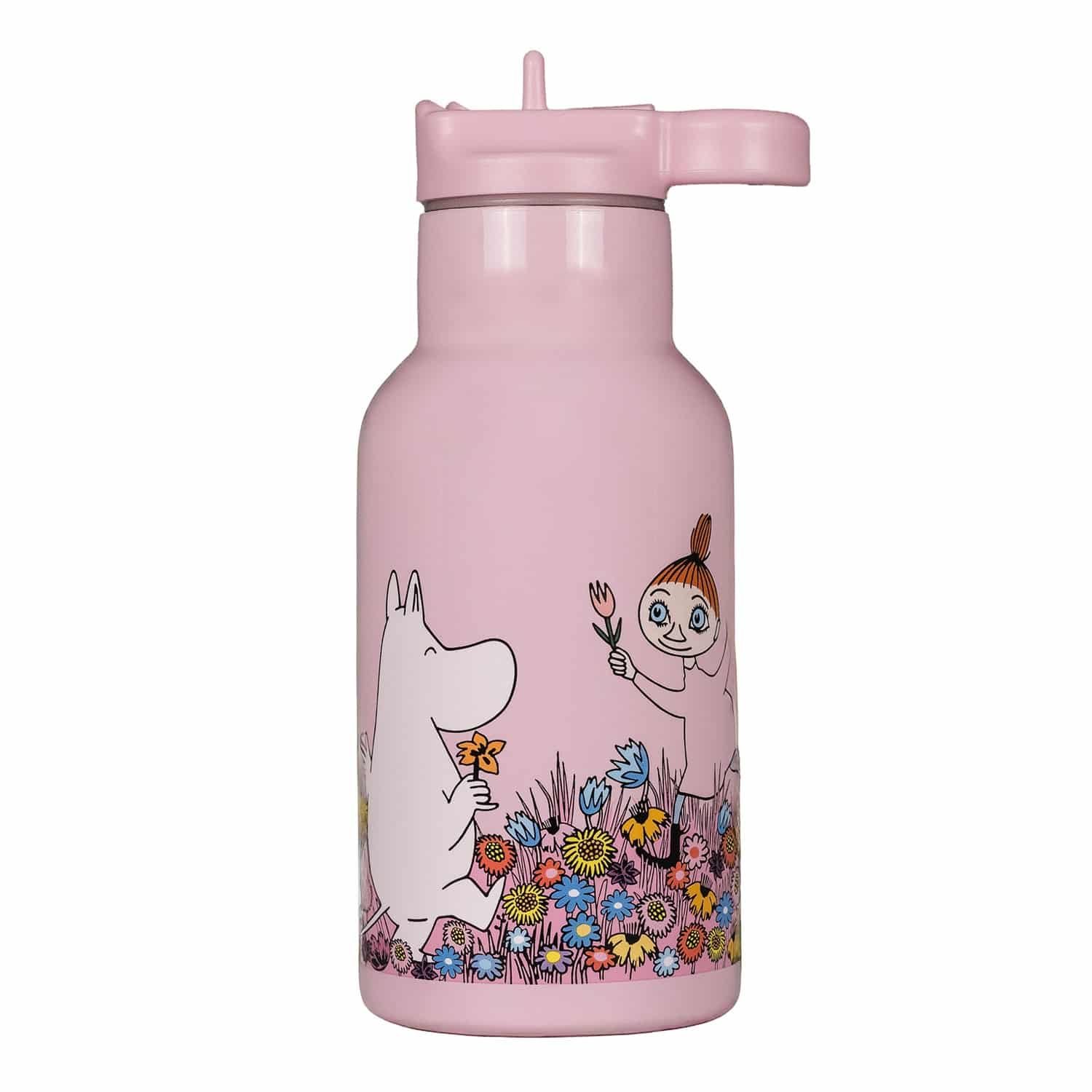 Mumitrolden Drikkedunk Stål Rosa