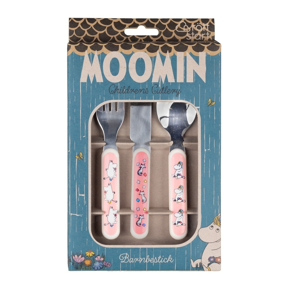 Mumitrolden Børnebestik Pink 3 Pak