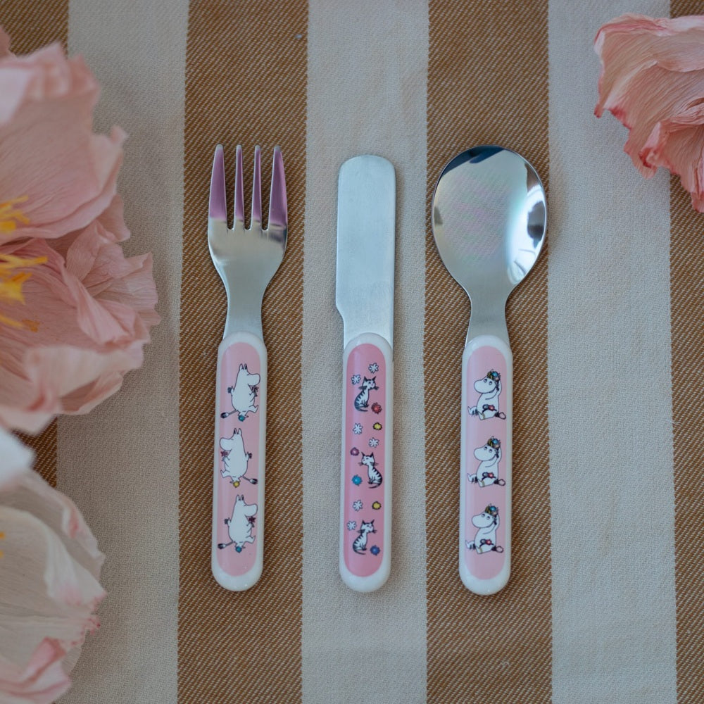 Mumitrolden Børnebestik Pink 3 Pak