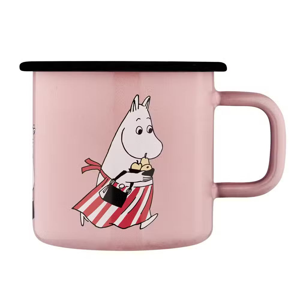 Mumitrolden Emaljekrus Mumimor Rosa 3,7 DL