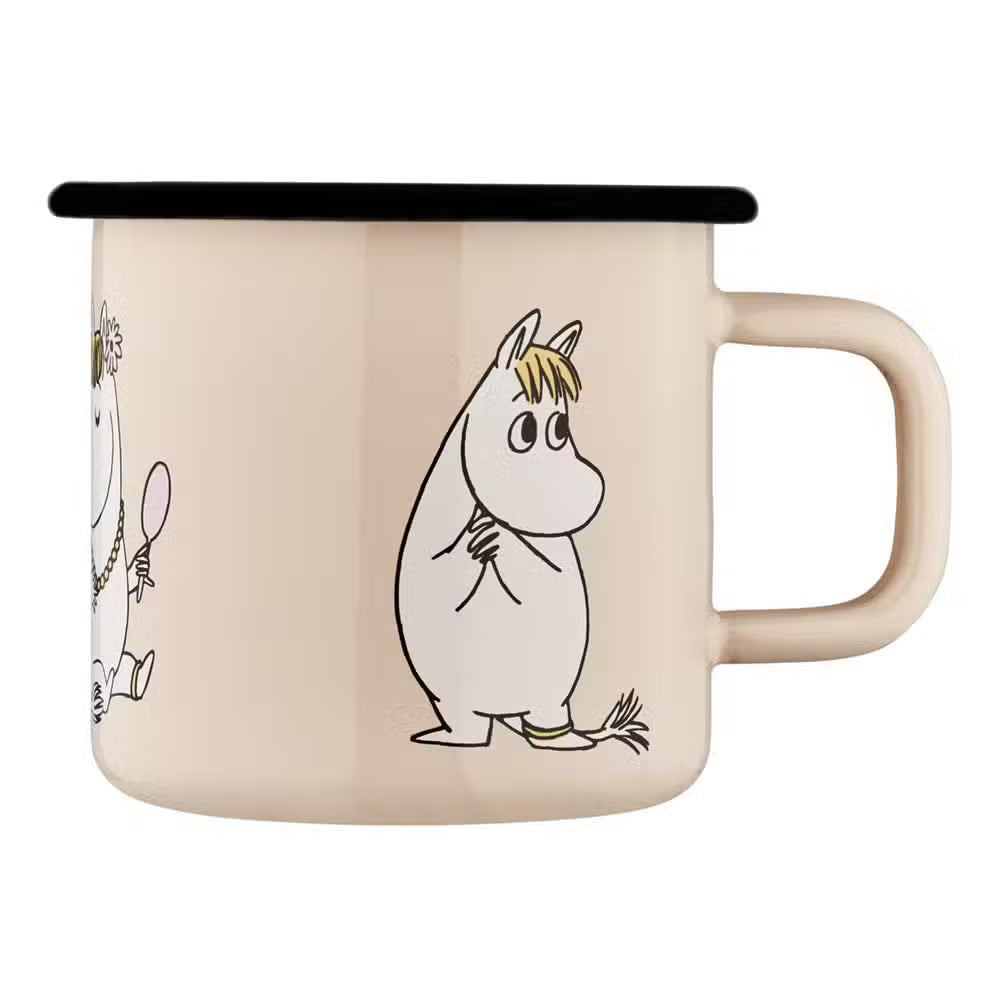Mumitrolden Emaljekrus Snorkfrøken Beige 3,7 DL