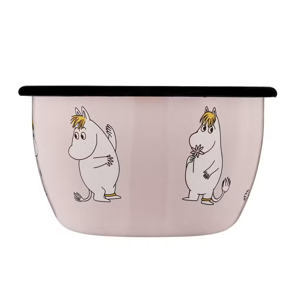 Mumitrolden Emaljeskål Snorkfrøken Lyserød