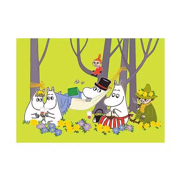 Mumitrolden Postkort Skovtur