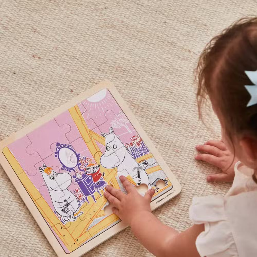 Mumitrolden Puslespil Træ Konstruktion