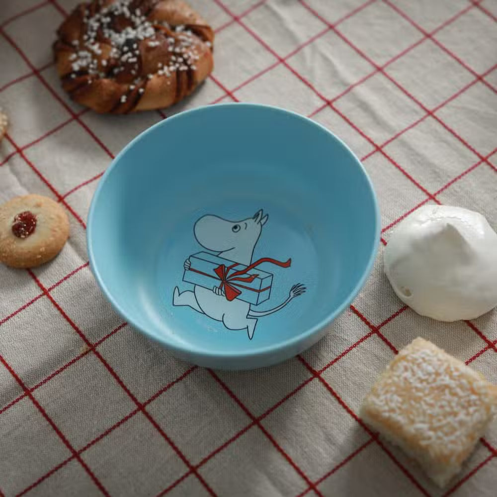 Mumitrolden Skål Lyseblå Mumi