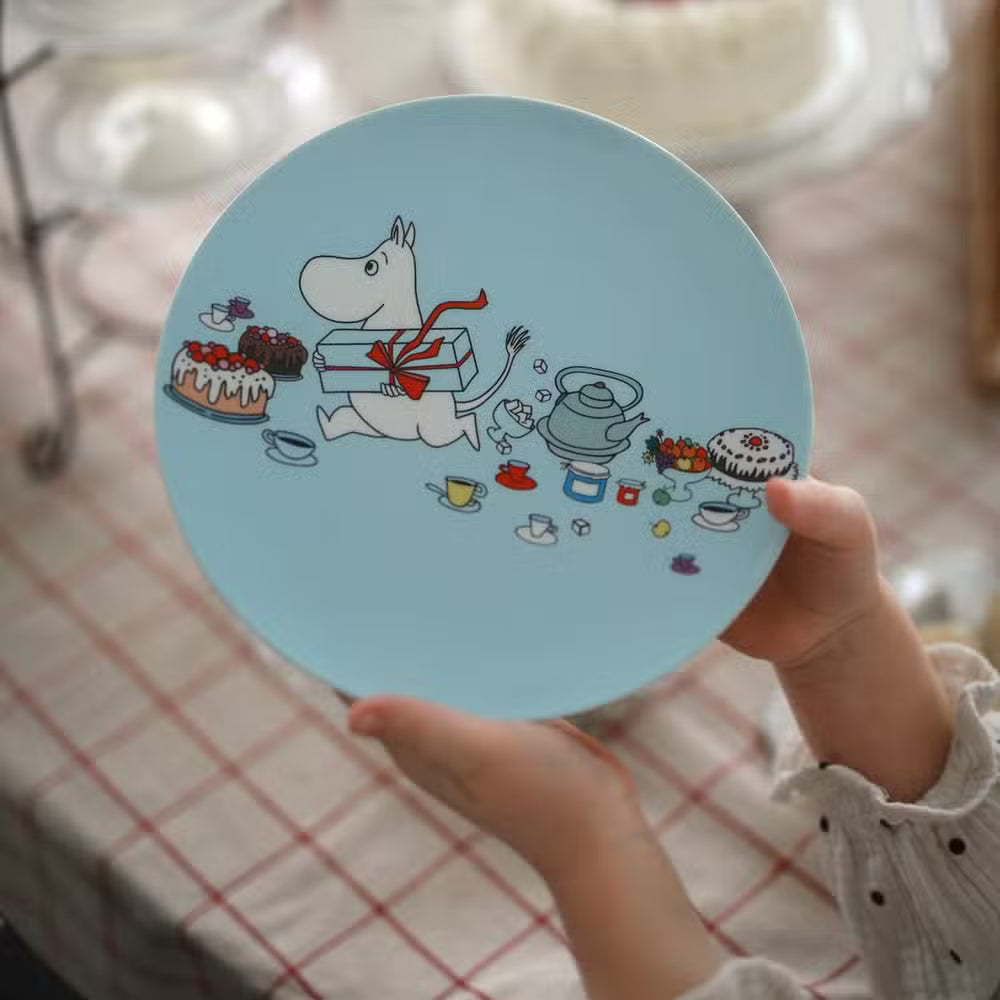 Mumitrolden Tallerken Lyseblå