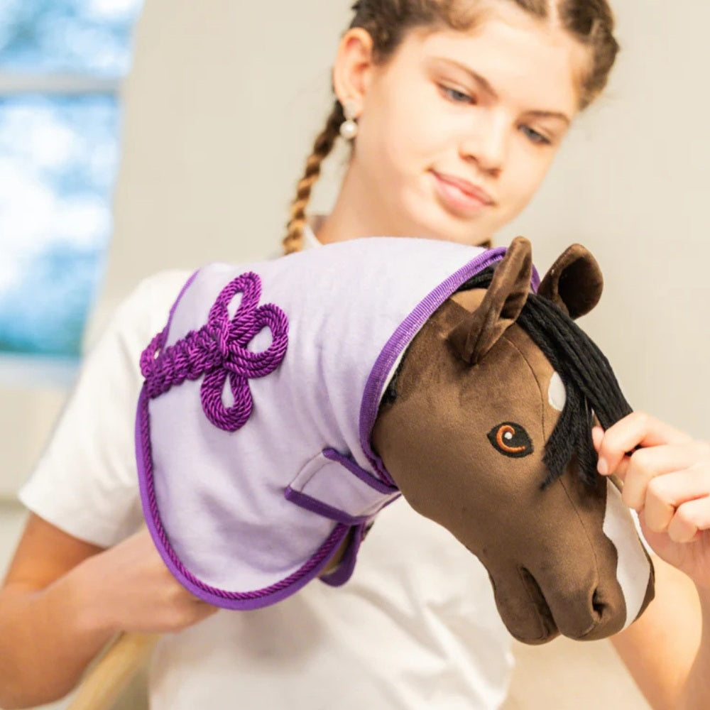 My Hobby Horse Tilbehør Fleecedækken Lilla