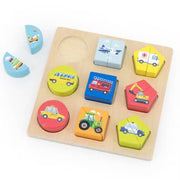New Classic Toys Puslespil 2 Delt Køretøjer