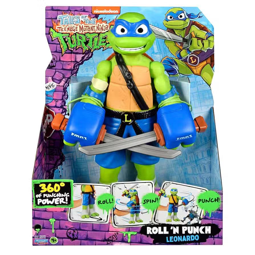 Ninja Turtles Roll N Punch Leonardo 30 cm